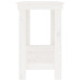 Banc De Lucru, Alb, 140X50X80 Cm, Lemn Masiv Pin