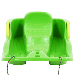 Sanie Cu Frâne, Verde, 87X40X18 Cm, Polipropilenă