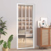 Ușă De Interior, 83X201,5 Cm, Alb, Sticlă Esg Și Aluminiu