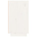 Dulap De Vinuri, Alb, 23X34X61 Cm, Lemn Masiv De Pin