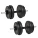 Ganteră Cu Discuri Greutate, 40 Kg