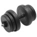 Ganteră Cu Discuri Greutate, 40 Kg