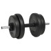 Ganteră Cu Discuri Greutate, 40 Kg
