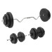 Halteră Curbată Și Ganteră Cu Discuri De Greutate, 60 Kg