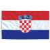 Steag Croația Și Stâlp Din Aluminiu, 6,23 M