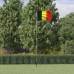 Steag Belgia Și Stâlp Din Aluminiu, 5,55 M
