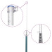 Stâlp De Steag Telescopic, Argintiu, 5,55 M, Aluminiu