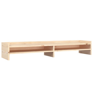 Suport Pentru Monitor, 100X24X16 Cm, Lemn Masiv De Pin