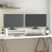 Suport Pentru Monitor, Alb, 100X24X16 Cm, Lemn Masiv Pin