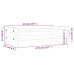 Suport Pentru Monitor, Alb, 50X27X15 Cm, Lemn Masiv Pin