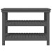 Banc De Lucru, Gri, 110,5X50X80 Cm, Lemn Masiv Pin