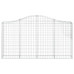 Coș Gabion Arcuit 200X30X100/120 Cm Fier Galvanizat