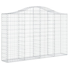 Coș Gabion Arcuit 200X30X120/140 Cm Fier Galvanizat