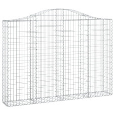 Coș Gabion Arcuit 200X30X140/160 Cm Fier Galvanizat
