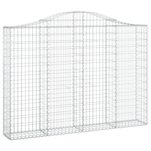 Coș Gabion Arcuit 200X30X140/160 Cm Fier Galvanizat