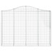 Coș Gabion Arcuit 200X30X140/160 Cm Fier Galvanizat