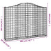 Coș Gabion Arcuit 200X30X140/160 Cm Fier Galvanizat