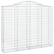 Coș Gabion Arcuit 200X30X160/180 Cm Fier Galvanizat
