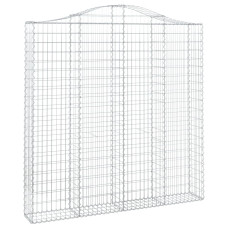 Coș Gabion Arcuit 200X30X200/220 Cm Fier Galvanizat