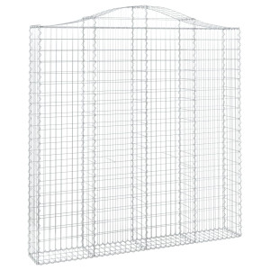 Coș Gabion Arcuit 200X30X200/220 Cm Fier Galvanizat