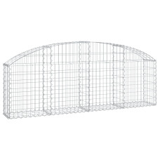 Coș Gabion Arcuit 200X30X60/80 Cm Fier Galvanizat