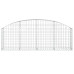 Coș Gabion Arcuit 200X30X60/80 Cm Fier Galvanizat