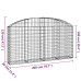 Coș Gabion Arcuit 200X30X100/120 Cm Fier Galvanizat