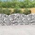 Coș Gabion Arcuit 200X30X100/120 Cm Fier Galvanizat