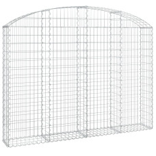 Coș Gabion Arcuit 200X30X140/160 Cm Fier Galvanizat