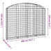 Coș Gabion Arcuit 200X30X140/160 Cm Fier Galvanizat