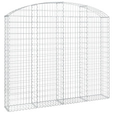 Coș Gabion Arcuit 200X30X160/180 Cm Fier Galvanizat