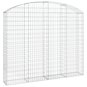 Coș Gabion Arcuit 200X30X160/180 Cm Fier Galvanizat