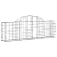 Coș Gabion Arcuit 200X30X60/80 Cm Fier Galvanizat