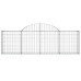 Coș Gabion Arcuit 200X30X60/80 Cm Fier Galvanizat