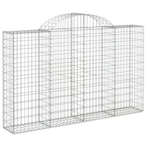 Coș Gabion Arcuit 200X30X120/140 Cm Fier Galvanizat