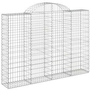 Coș Gabion Arcuit 200X30X140/160 Cm Fier Galvanizat