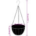 Jardiniere Suspendate Căptușeală Cocos 4 Buc. Ø 30X52Cm Oțel