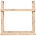 Rastel Pentru Lemne De Foc, 110X35X108,5 Cm, Lemn Masiv De Pin