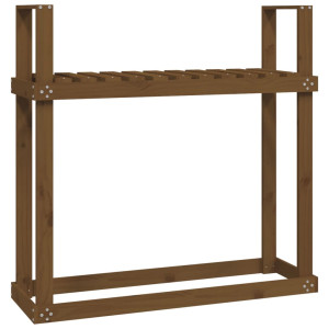 Rastel Lemne De Foc, Maro Miere, 110X35X108,5 Cm Lemn Masiv Pin