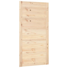 Ușă De Hambar, 100X1,8X204,5 Cm, Lemn Masiv De Pin