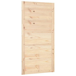 Ușă De Hambar, 100X1,8X204,5 Cm, Lemn Masiv De Pin