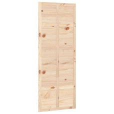 Ușă De Hambar, 80X1,8X214 Cm, Lemn Masiv De Pin
