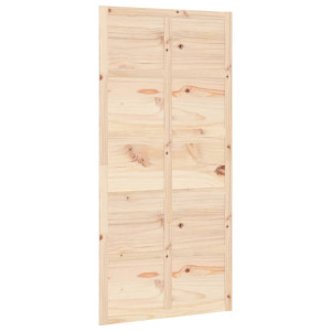 Ușă De Hambar, 100X1,8X214 Cm, Lemn Masiv De Pin
