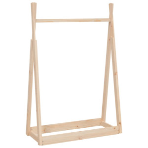 Suport Pentru Haine, 100X45X150 Cm, Lemn Masiv De Pin
