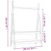 Suport Pentru Haine, 100X45,5X150 Cm, Lemn Masiv De Pin