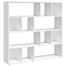 Bibliotecă/Separator Cameră, Alb, 105X24X102 Cm