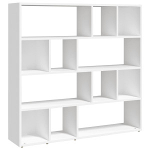 Bibliotecă/Separator Cameră, Alb, 105X24X102 Cm