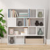 Bibliotecă/Separator Cameră, Alb, 105X24X102 Cm
