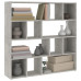 Bibliotecă/Separator Cameră, Gri Beton, 105X24X102 Cm