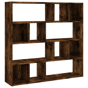 Bibliotecă/Separator De Cameră, Stejar Fumuriu, 105X24X102 Cm